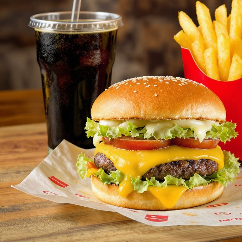 Hamburger, FF, Drinks